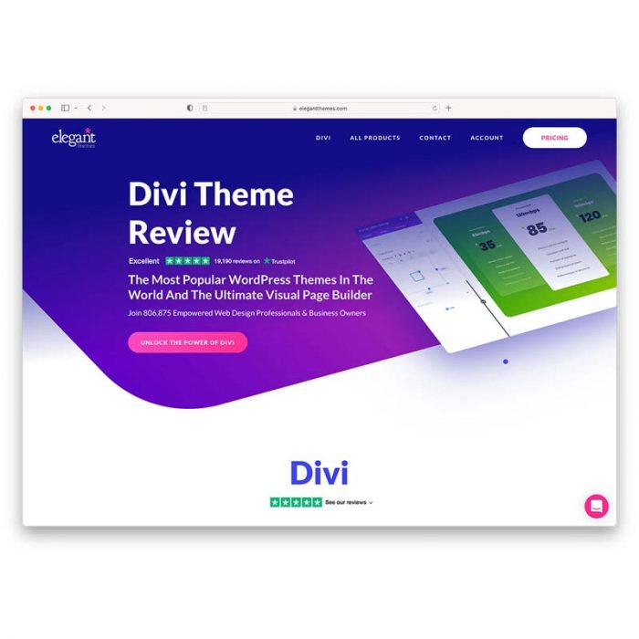 Divi Theme by Elegant Themes + Page Builder