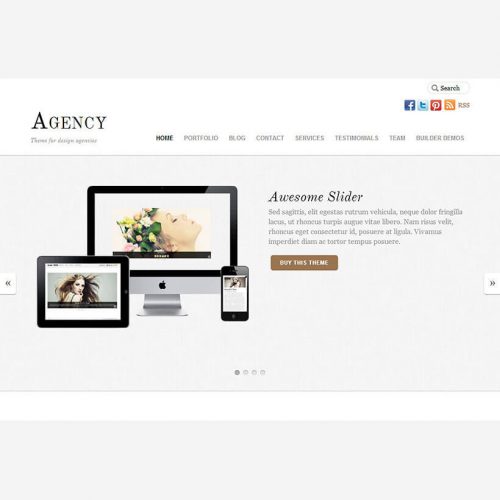 Agency Wordpress theme by Themify