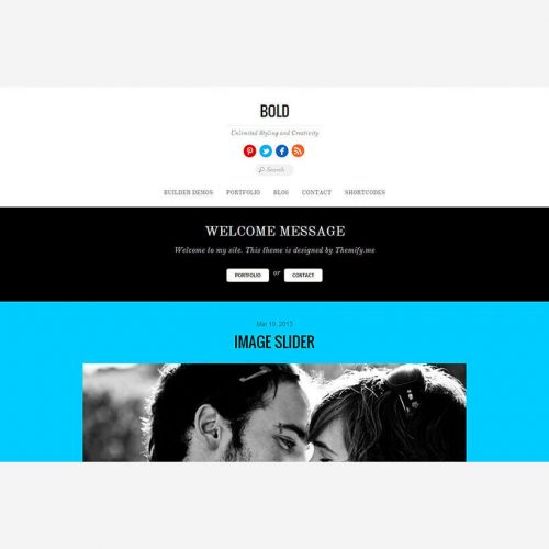 Bold Wordpress theme by Themify
