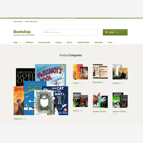 Bookshop Storefront Child Theme
