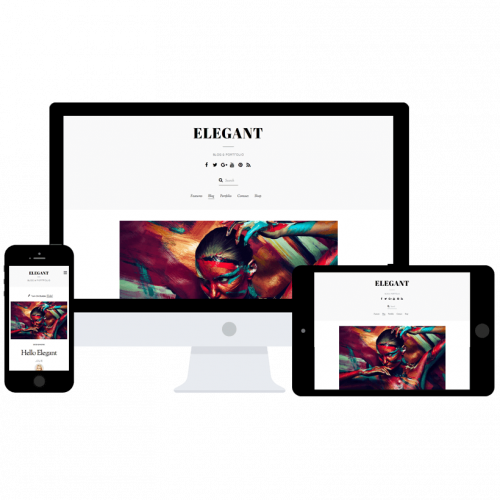 Elegant Wordpress theme by Themify