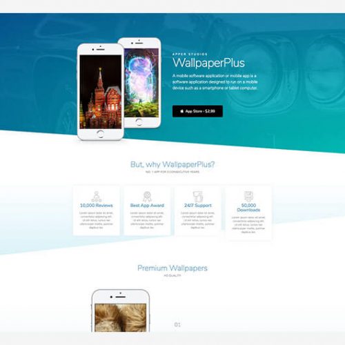 Elementorism Apper Landing Page Template