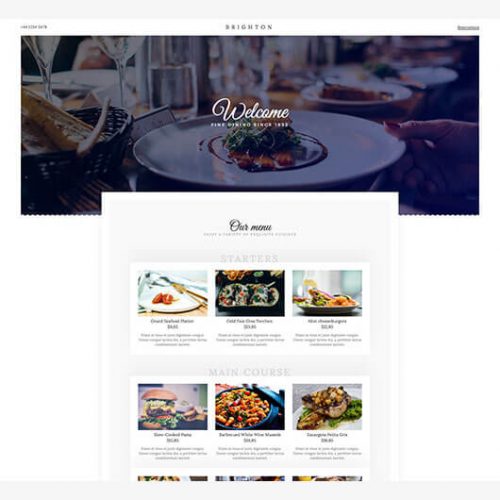 Elementorism Brighton Landing Page Template