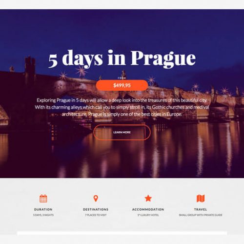 Elementorism Dalmore Landing Page Template