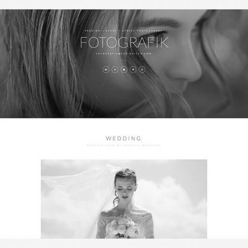 Elementorism Fotografik Landing Page Template