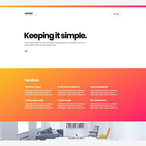 Elementorism Ignition Landing Page Template