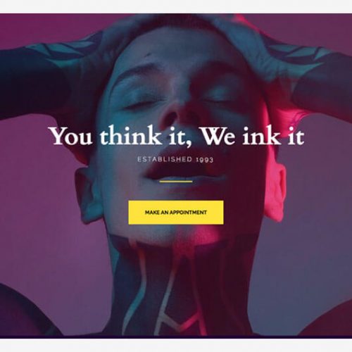 Elementorism Inked Landing Page Template