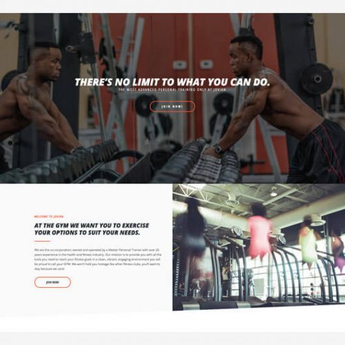 Elementorism Jovian Landing Page Template