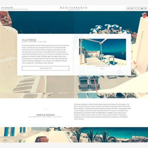 Elementorism Mediterraneo Landing Page Template