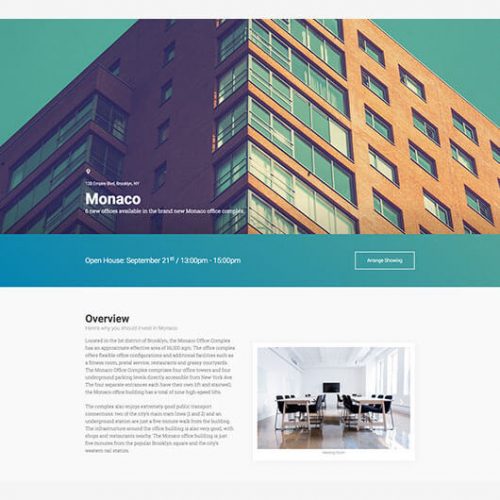 Elementorism Monaco Landing Page Template