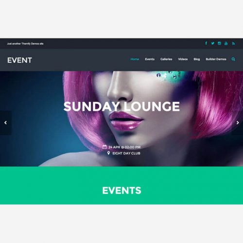Event Wordpress theme by Themify