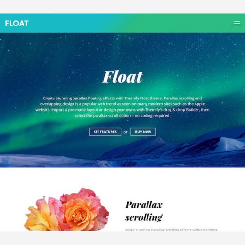 Float Wordpress theme by Themify