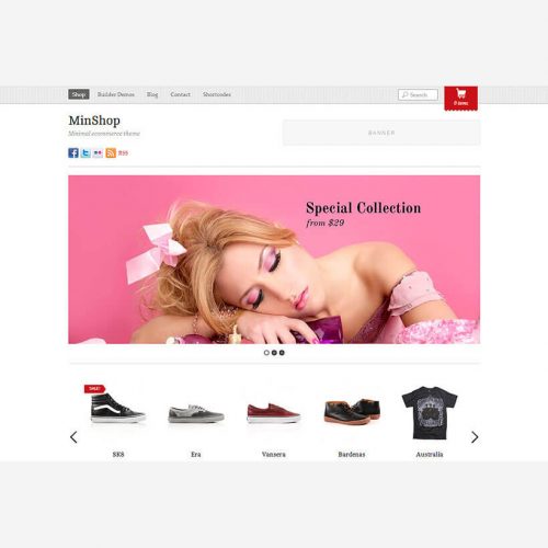 Minshop Wordpress theme by Themify