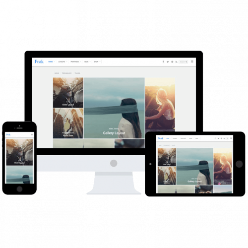 Peak Wordpress theme by Themify
