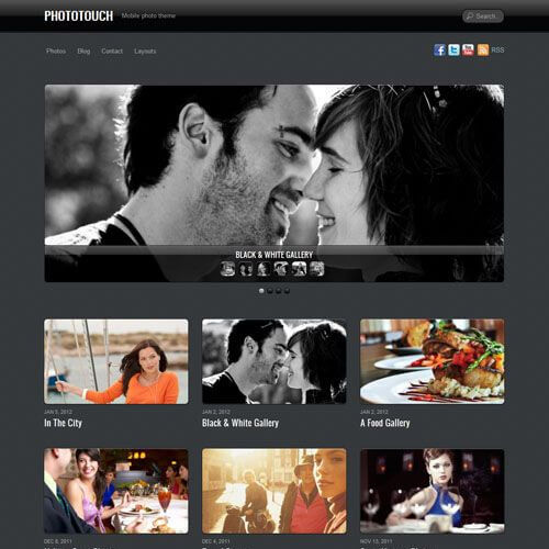 PhotoTouch Wordpress theme by Themify