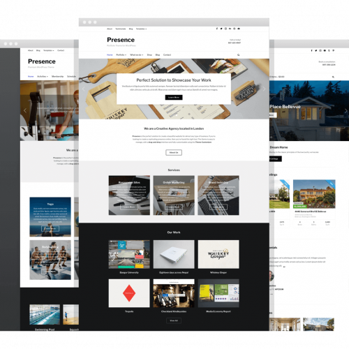 Presence Wordpress Theme by WPZOOM