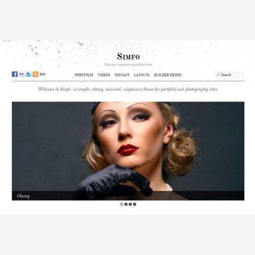 Simfo Wordpress theme by Themify