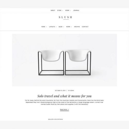 Slush Pro Theme + Genesis Framework