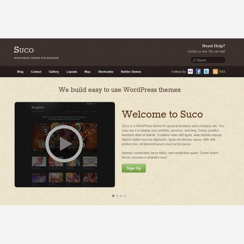 Suco Wordpress theme by Themify