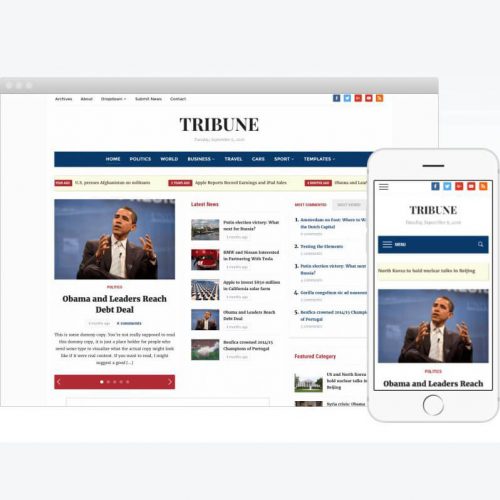 Tribune Wordpress Theme by WPZOOM