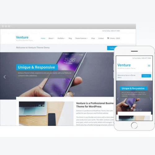 Venture Wordpress Theme by WPZOOM