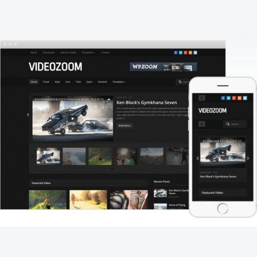Videozoom Wordpress Theme by WPZOOM