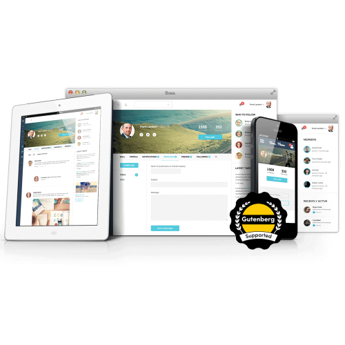 BuddyBoss Boss Theme + Child Theme