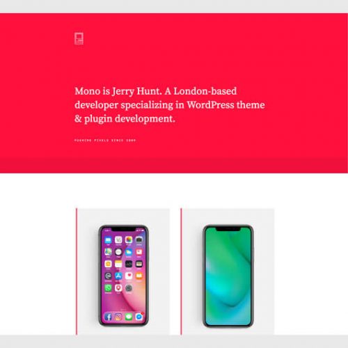 Elementorism Mono Landing Page Template