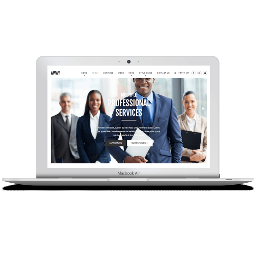 AWAY Wordpress Theme by ZigZagPress