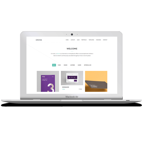 DRONE Wordpress Theme by ZigZagPress
