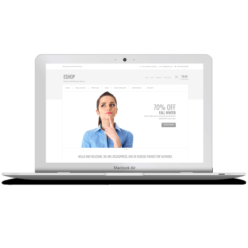 ESHOP Wordpress Theme by ZigZagPress