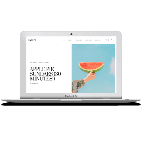 TAHINI Wordpress Theme by ZigZagPress