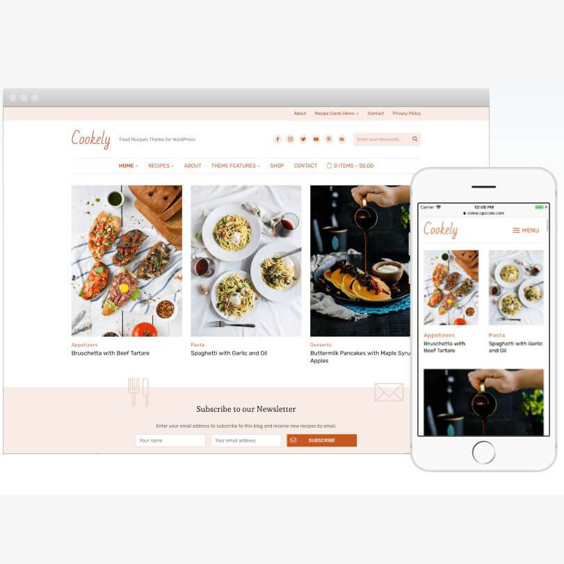 Cookely Wordpress Theme by WPZOOM