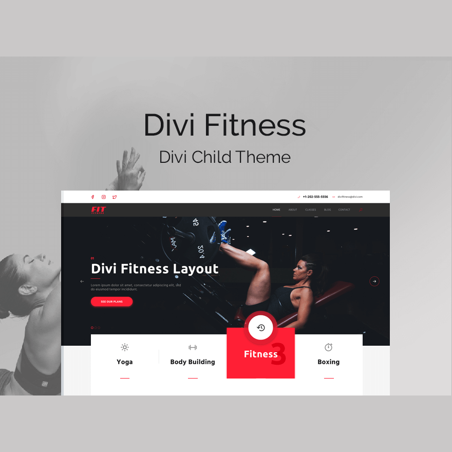 Divi Fitness Theme