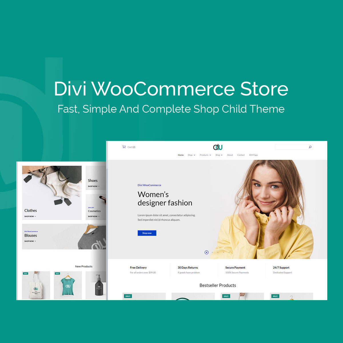Divi WooCommerce Store Theme