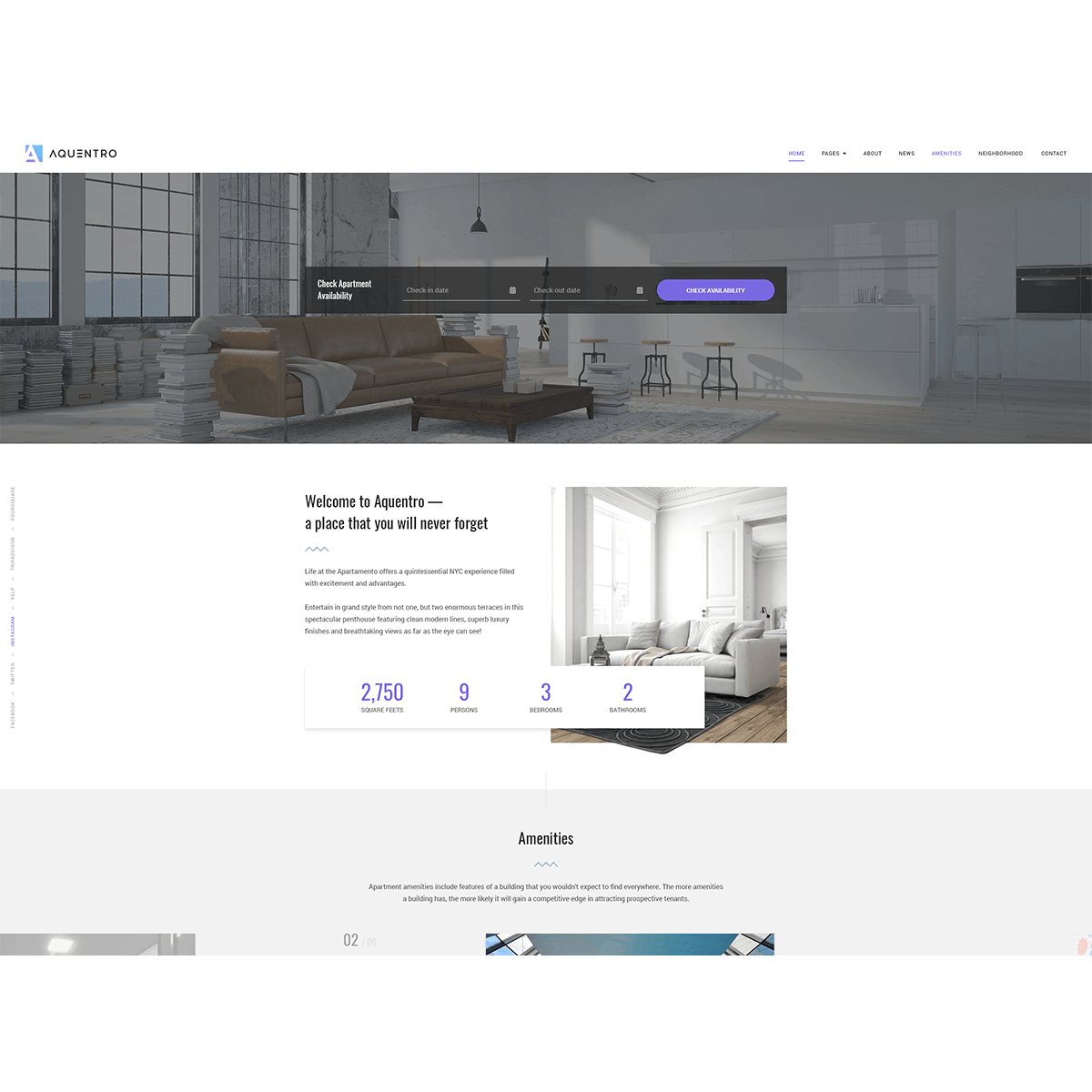 Aquentro Theme by MotoPress