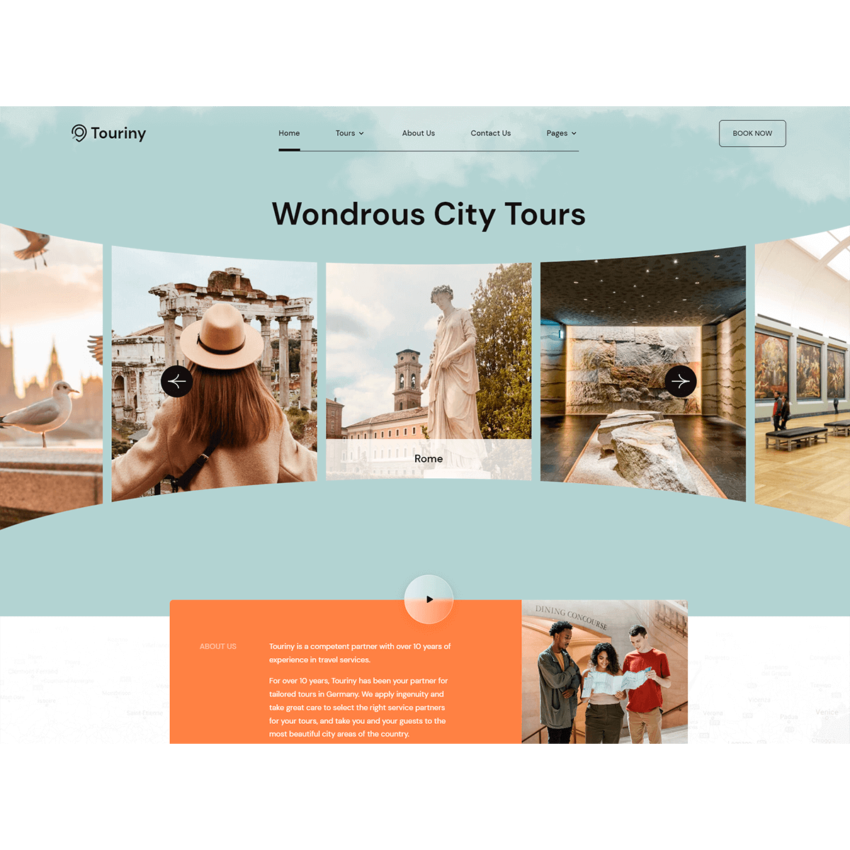 Touriny Theme by MotoPress