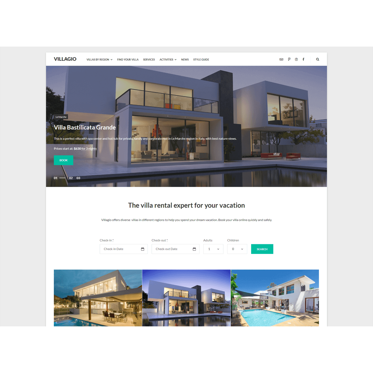 Villagio Theme by MotoPress