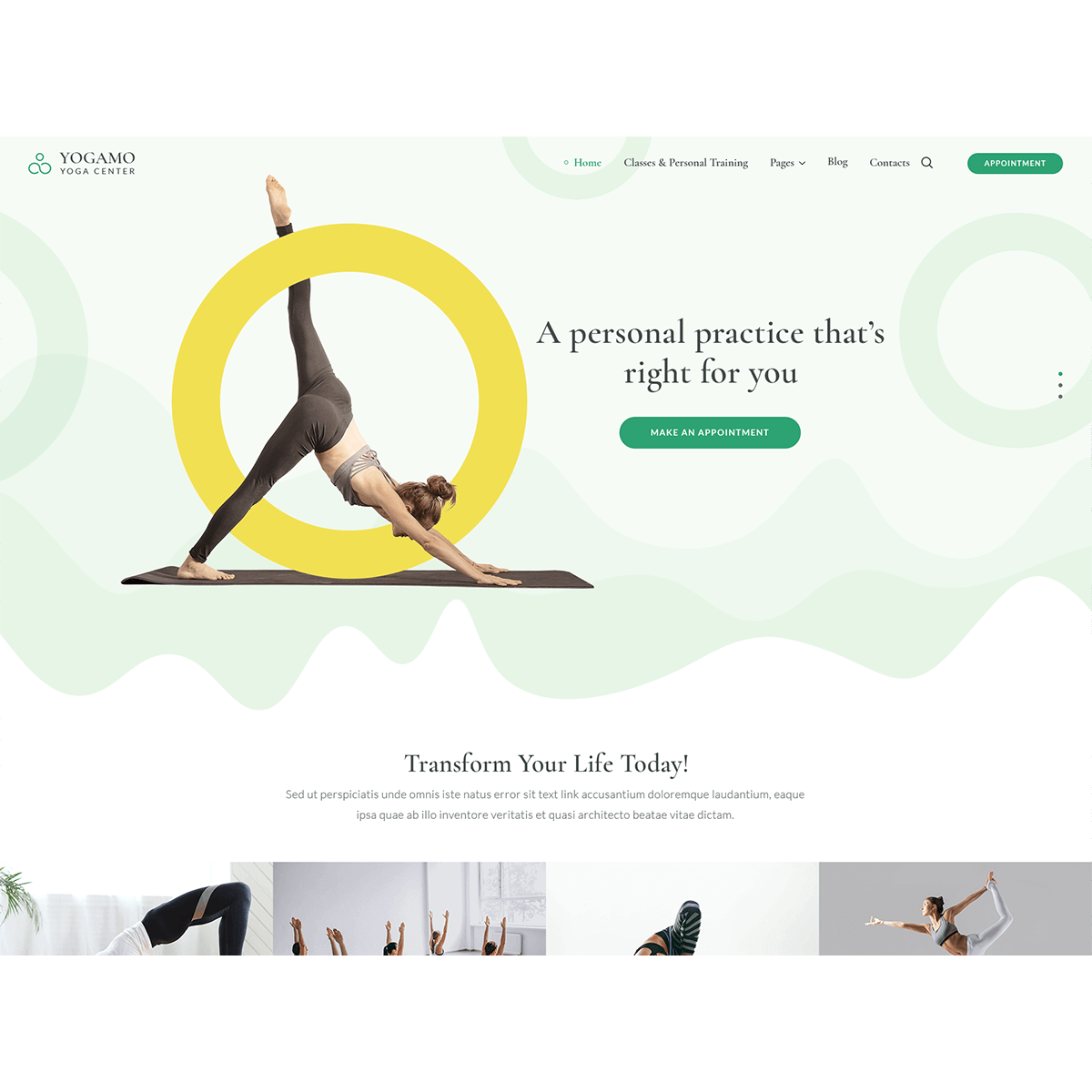 Yogamo Theme by MotoPress