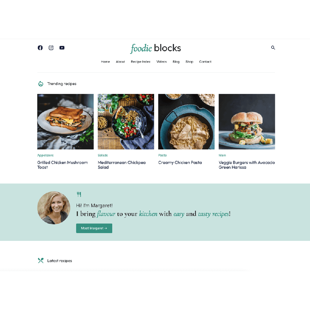 Foodie Blocks Theme by WPZOOM