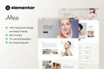 Alina - Skin Care & Dermatology Elementor Template Kit