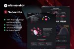 Sabernite - Cyber Security Services Elementor Pro Template Kit