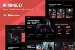 Boxingdei - Boxing Club Elementor Pro Template Kit