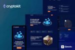 Cryptokit - Blockchain Cryptocurrency Elementor Template Kit