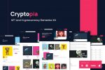 Cryptopia - NFT Crypto Sales Elementor Template Kit