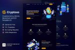 Cryptoxo - Cryptocurrency Blockchain & Bitcoin Elementor Template Kit