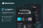 Cyberty - Cyber Security Service Elementor Template Kit