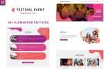 Festival Events - Elementor Template Kit
