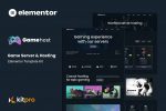 Gamehost - Game Server & Hosting Elementor Template Kit