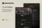 Gutama - Music Composer & Producer Elementor Template Kit